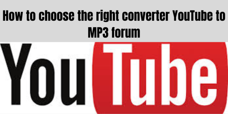 converter YouTube to MP3 forum